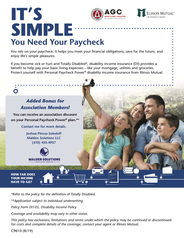 Maryland AGC Disability Flyer